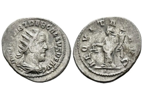 Trebonianus Gallus - Antoninianus Aequitas ex Tenby collectie (S2539) Trebonianus Gallus - Antoninianus Aequitas ex Tenby collectie (S2539)