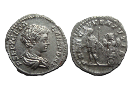 Geta - de prins van de jeugd denarius (S2560)