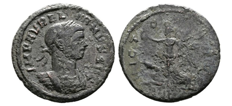 Aurelianus-  denarius Victoria Avg schaars! (S2562)