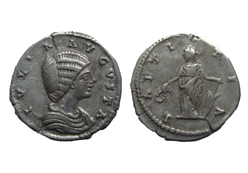 Julia Domna -  denarius LAETITIA (S2592)