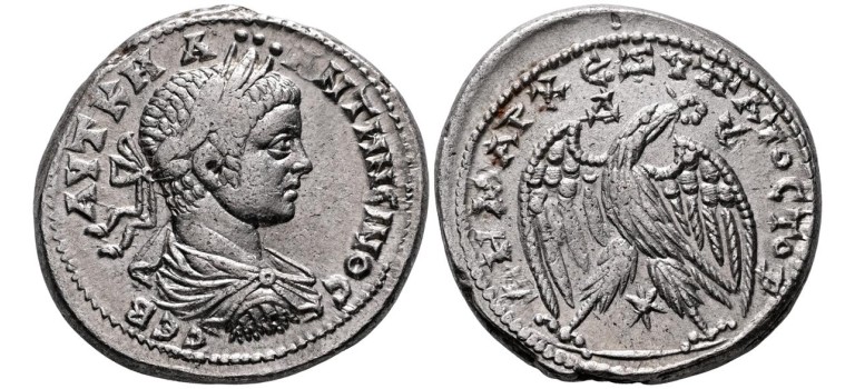 Elagabalus - Tetradrachme adelaar FDC (S2602)