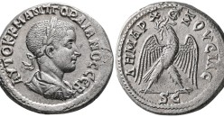 Gordianus III - zilveren Tetradrachme met adelaar! (S2603)