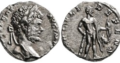 Septimius Severus - Hercules denarius fantastische keerzijde! (S2610)