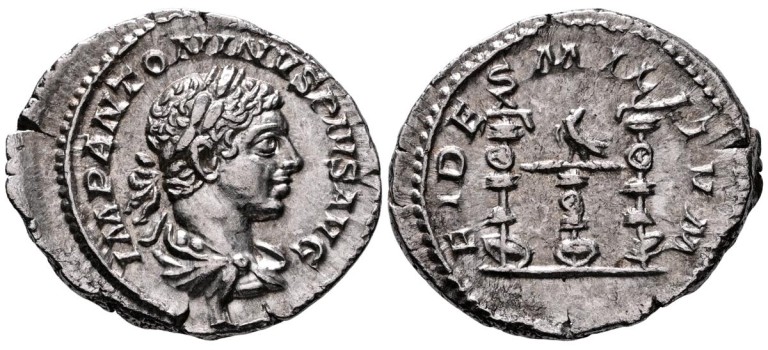 Elagabalus -  standaards met legioenadelaars schaars  (S2613)
