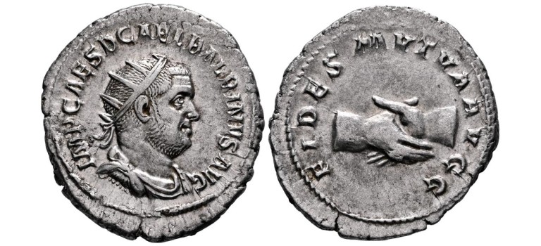 Balbinus - FIDES MVTVA Antoninianus (S2614)