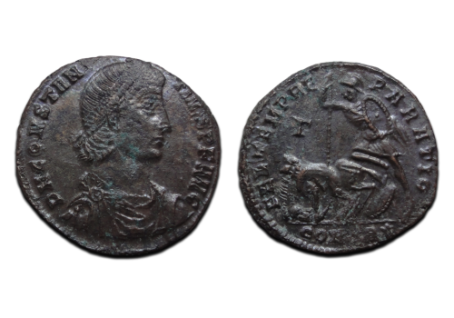 Constantius II - Gevallen ruiter Prachtig! (S2616)