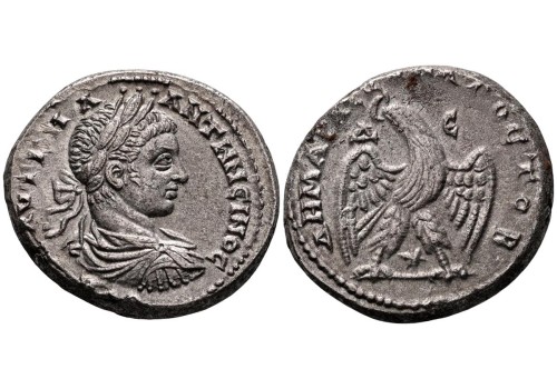 Elagabalus - Tetradrachme adelaar (S2627) Elagabalus - Tetradrachme adelaar (S2627)