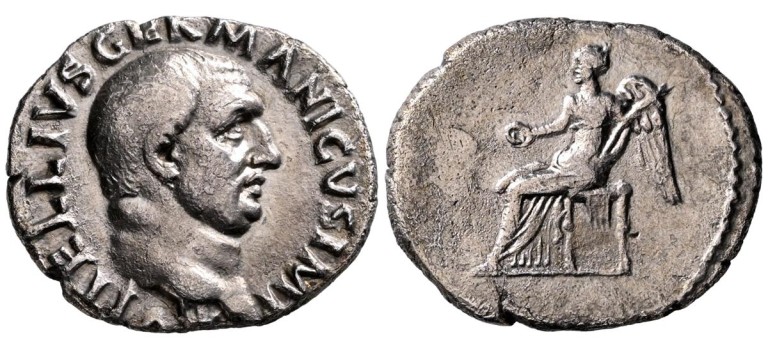 Vitellius - denarius VICTORIA! (S2629) Vitellius - denarius VICTORIA! (S2629)