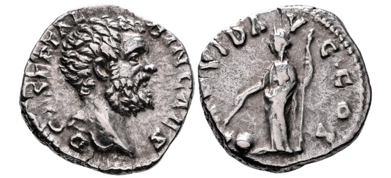 Clodius Albinus - denarius Providentia! Portrait! (S2630)