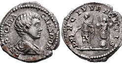 Geta - denarius de prins van de jeugd (S2632)