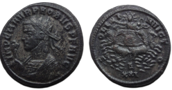 Probus -  Sol in vierspan, officina niet in RIC  (S2640)