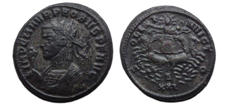 Probus - sol in quadrigga, officina not in RIC (S2640) Probus - sol in quadrigga, officina not in RIC (S2640)