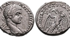 Elagabalus- Tetradrachme adelaar! (S2655)