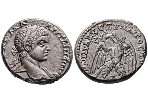 Elagabalus- Tetradrachme adelaar! (S2655) Elagabalus- Tetradrachme adelaar! (S2655)