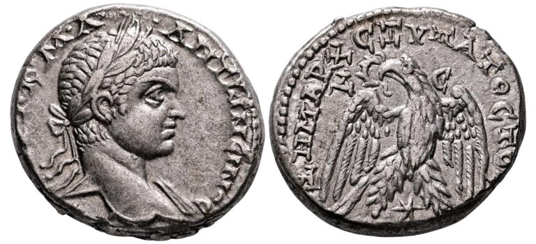 Elagabalus- Tetradrachm eagle (S2655) Elagabalus- Tetradrachm eagle (S2655)