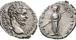 Septimius Severus - Palladium MINERVA denarius! (S2656)