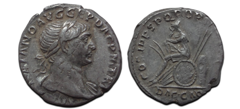 Trajan - Victory over Dacians, DACIA CAPTA (S2673) Trajan - Victory over Dacians, DACIA CAPTA (S2673)