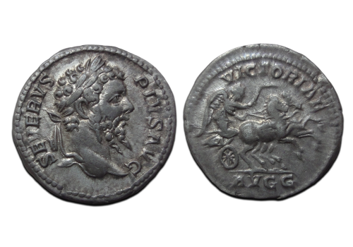 Septimius Severus - tweespan denarius! (S2674)