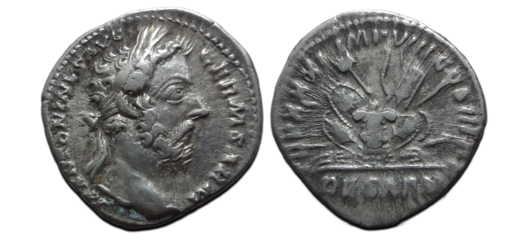 Marcus Aurelius - Denarius overwinning op de Sarmaten! (S2680) Marcus Aurelius - Denarius overwinning op de Sarmaten! (S2680)