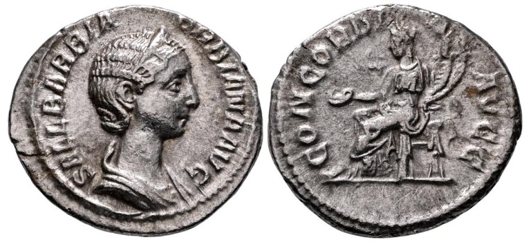 Orbiana - Denarius zeldzame keizerin! Concordia Avgg vrouw van Severus Alexander (AU2691) Orbiana - Denarius zeldzame keizerin! Concordia Avgg vrouw van Severus Alexander (AU2691)