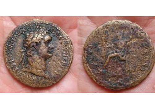 Domitianus- sestertius Jupiter (N1522)