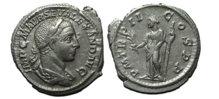 Severus Alexander - denarius PAX (JUN2573)