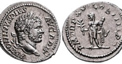 Caracalla -  Denarius Hercules mooi! (S2611)