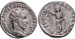 Philippus I - Vrede met de Perzen ZELDZAAM en historisch (S2648)