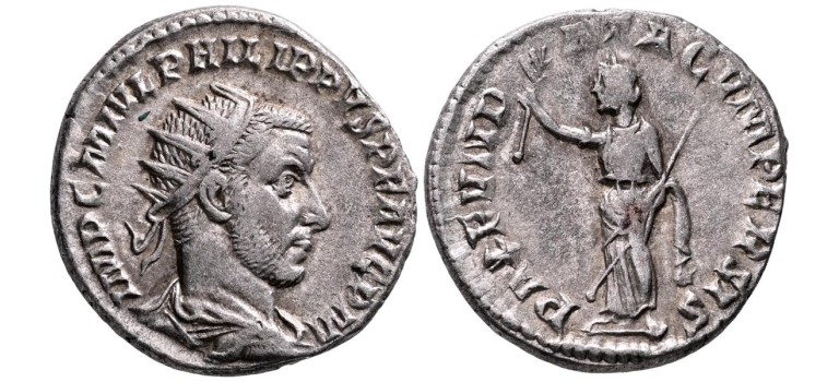 Philippus I - Vrede met de Perzen ZELDZAAM en historisch (S2648) Philippus I - Vrede met de Perzen ZELDZAAM en historisch (S2648)