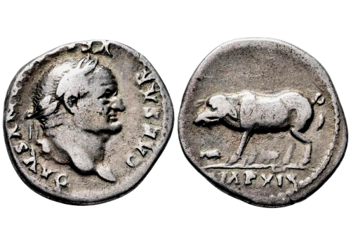 Vespasianus - zeug met biggetjes, mooi verhaal! (S2651) Vespasianus - zeug met biggetjes, mooi verhaal! (S2651)