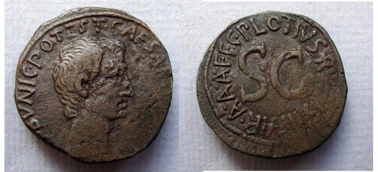 Augustus - Muntmeester uitgave PLOTIUS RUFUS  (F22115)