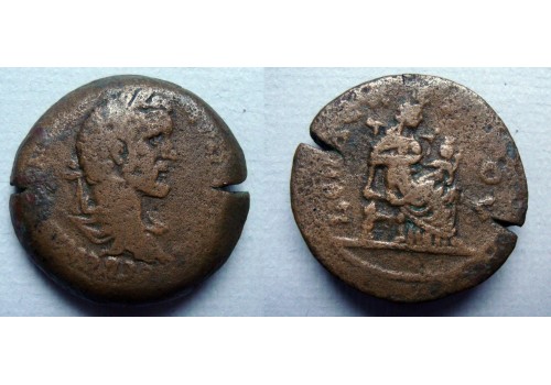 Antoninus Pius - Drachme Isis en Horus! (F2279)