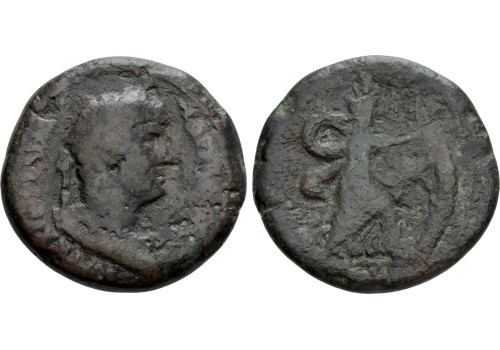 Hadrian - Drachme Isis Pharia zeilt naar Pharos (F2280) Hadrian - Drachme Isis Pharia zeilt naar Pharos (F2280)