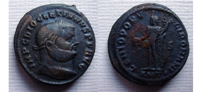 Diocletianus - Genio Cyzicus officina S niet in RIC (MA2206)