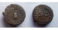 Claudius - Quadrans modius zware munt! (MA2209)