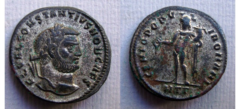 Constantius Chlorus - Genius Heraclea verzilverd (AU2221)