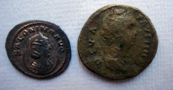 2 keizerinnen Faustina en Salonina (AU2247)