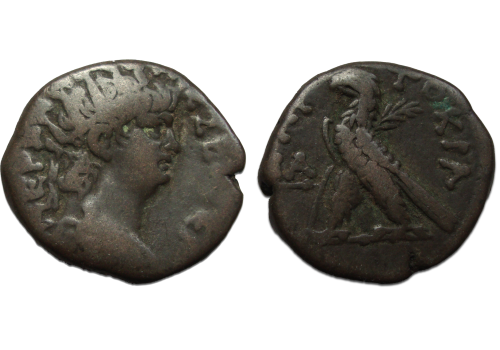 Nero - Tetradrachme met Adelaar! (D2206) Nero - Tetradrachme met Adelaar! (D2206)