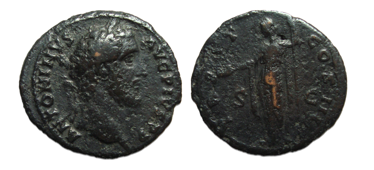 Antoninus Pius - CLEMENTIA AS schaars (D22116)