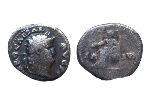 Nero - denarius SALVS Rare (D2252)
