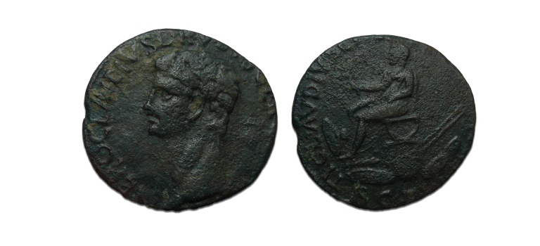 Nero Claudius Drusus - vader van Claudius ZELDZAME SESTERTIUS! (D2260)