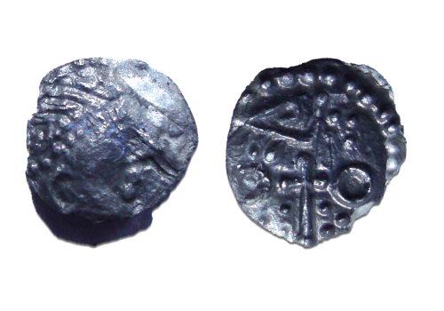 Zilveren Sceatta, vroegmiddeleeuws Anglo-Saxons (D2288)