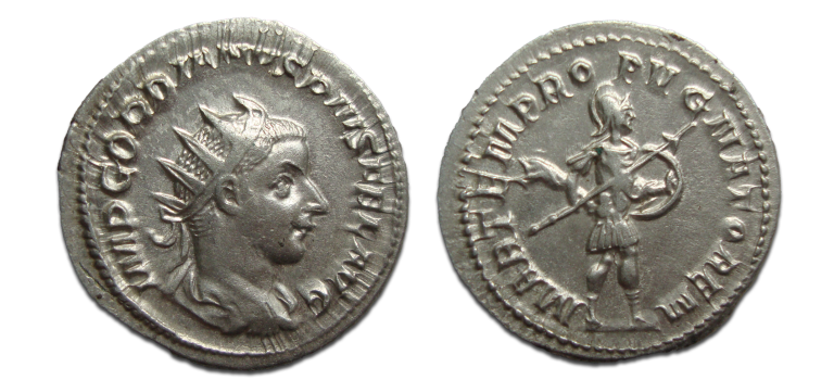 Gordianus III - MARTEM PROPVGNATOREM mooi!  (JA2302)