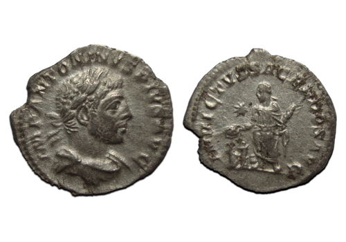 Elagabalus- denarius INVICTVS SACERDOS (JA2309) 