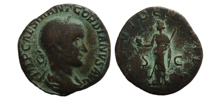 Gordianus III - Providentia Sestertius (D2313)