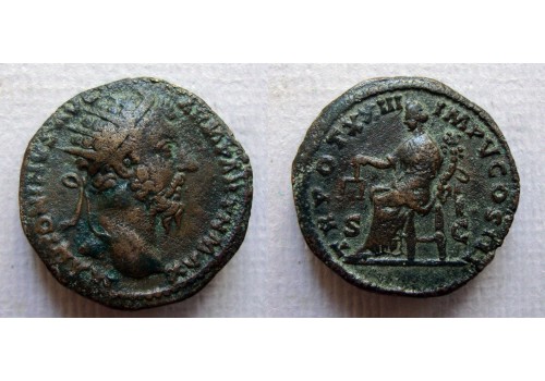 Marcus Aurelius - Dupondius Aequitas (JUL22115)