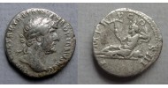 Hadrianus  -  Oceanos denarius reisserie (N2211)