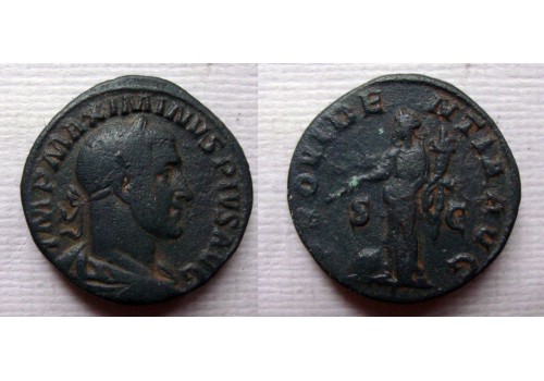 Maximinus I - PROVIDENTIA sestertius (N2227)
