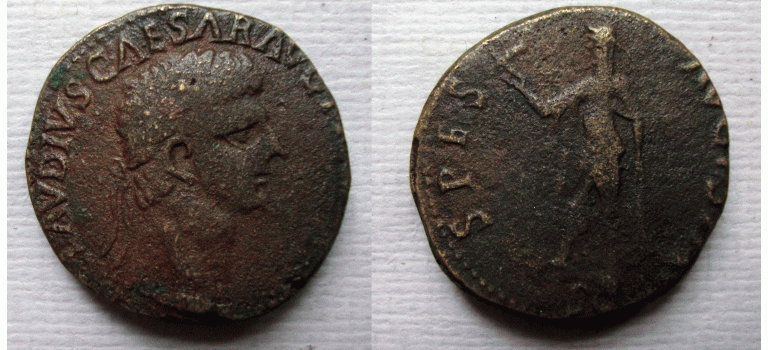 Claudius  -  SPES sestertius (N2232)