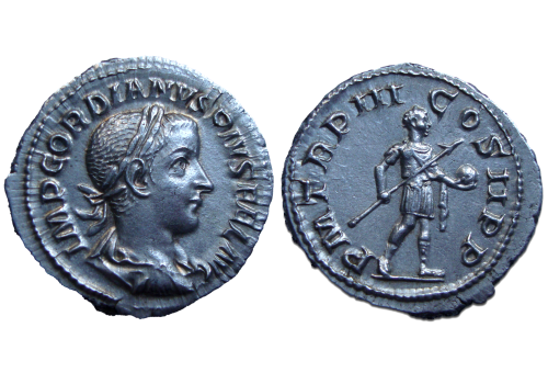 Gordianus III - denarius FDC! (N2279) Gordianus III - denarius FDC! (N2279)